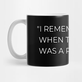 I Remember Mug